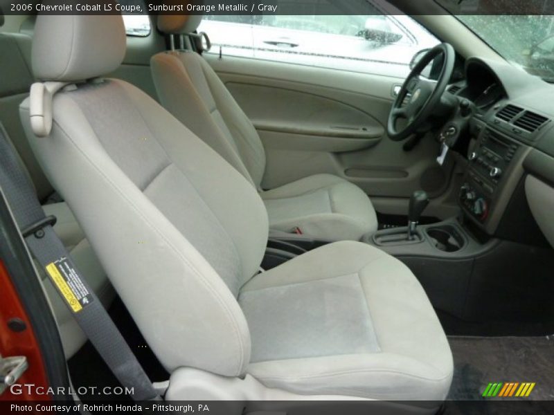 Sunburst Orange Metallic / Gray 2006 Chevrolet Cobalt LS Coupe