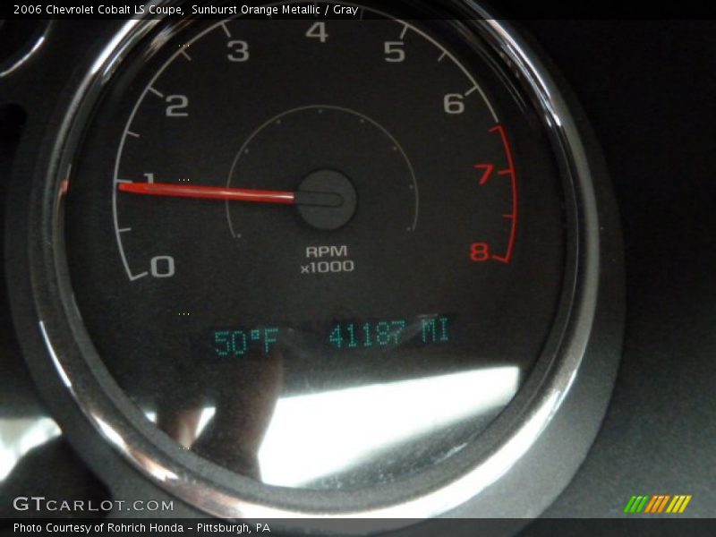 Sunburst Orange Metallic / Gray 2006 Chevrolet Cobalt LS Coupe