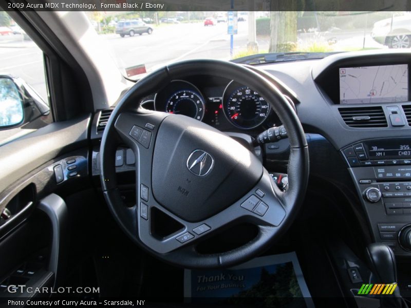 Formal Black / Ebony 2009 Acura MDX Technology