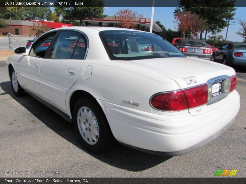 White / Taupe 2001 Buick LeSabre Limited