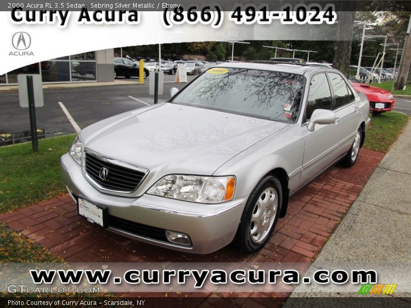 Sebring Silver Metallic / Ebony 2000 Acura RL 3.5 Sedan