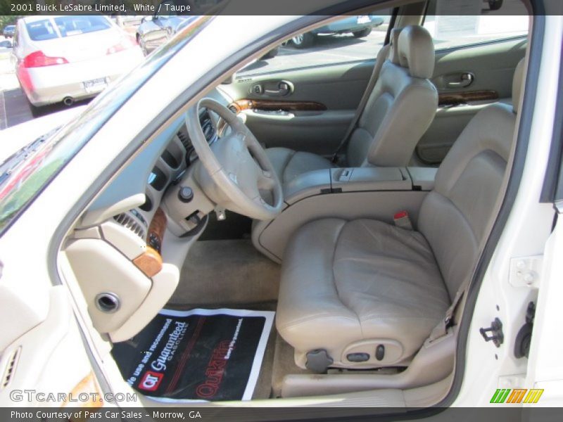 White / Taupe 2001 Buick LeSabre Limited