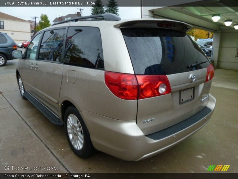 Desert Sand Mica / Taupe 2009 Toyota Sienna XLE