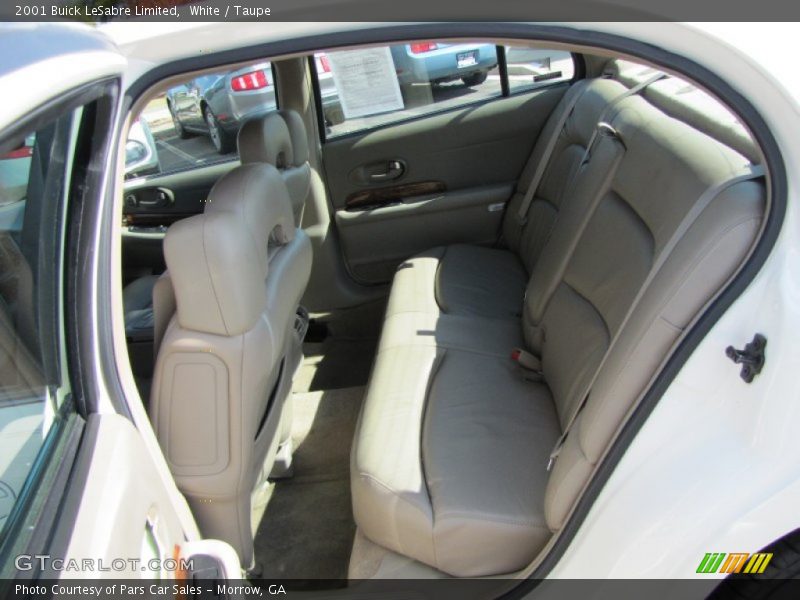 White / Taupe 2001 Buick LeSabre Limited