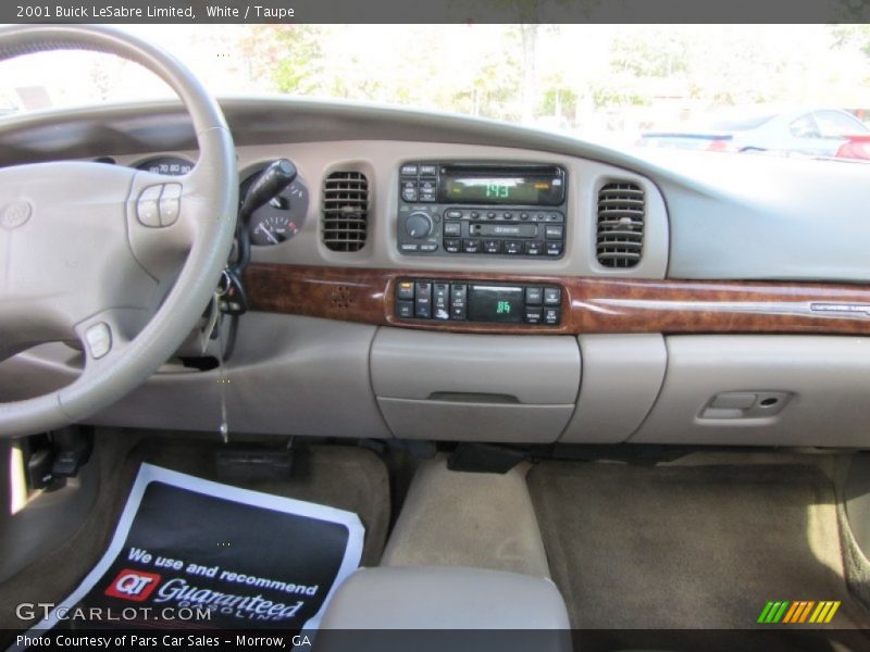 White / Taupe 2001 Buick LeSabre Limited
