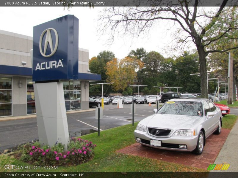 Sebring Silver Metallic / Ebony 2000 Acura RL 3.5 Sedan