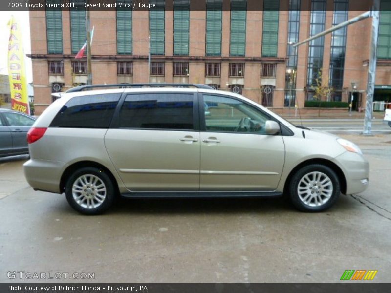Desert Sand Mica / Taupe 2009 Toyota Sienna XLE