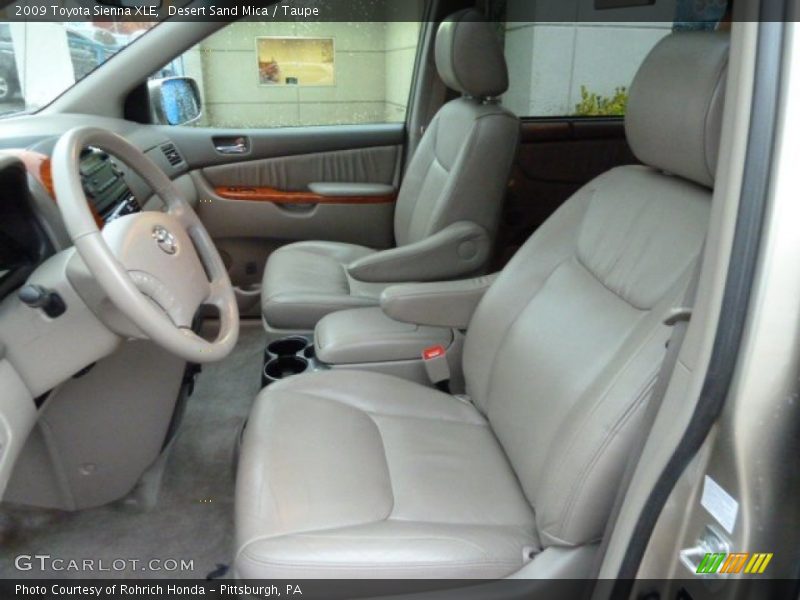 Desert Sand Mica / Taupe 2009 Toyota Sienna XLE