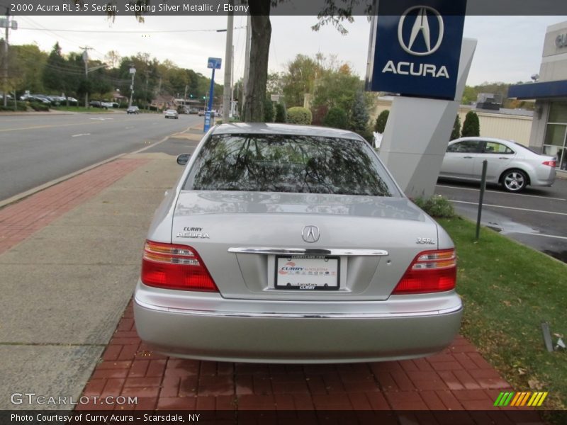 Sebring Silver Metallic / Ebony 2000 Acura RL 3.5 Sedan