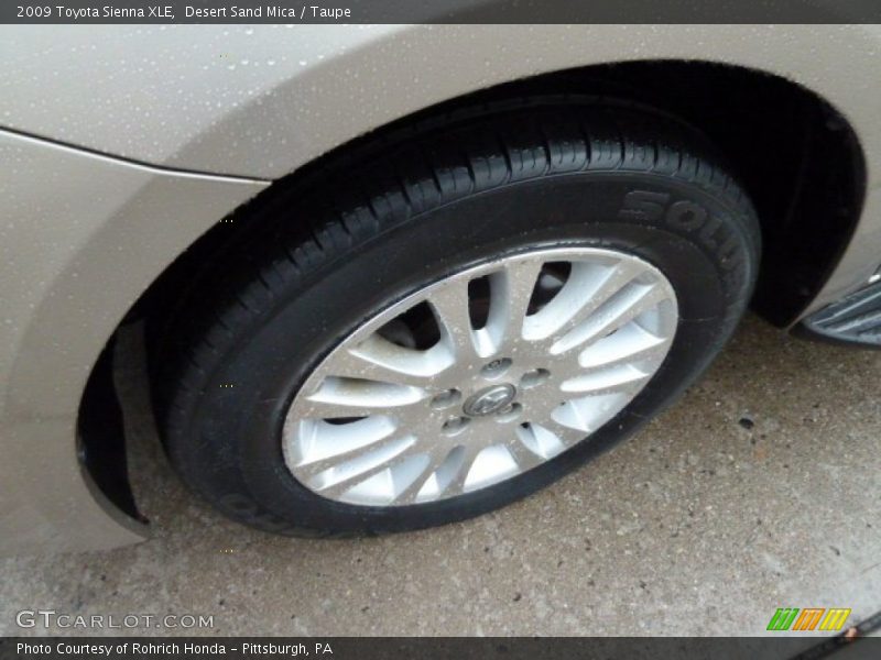 Desert Sand Mica / Taupe 2009 Toyota Sienna XLE