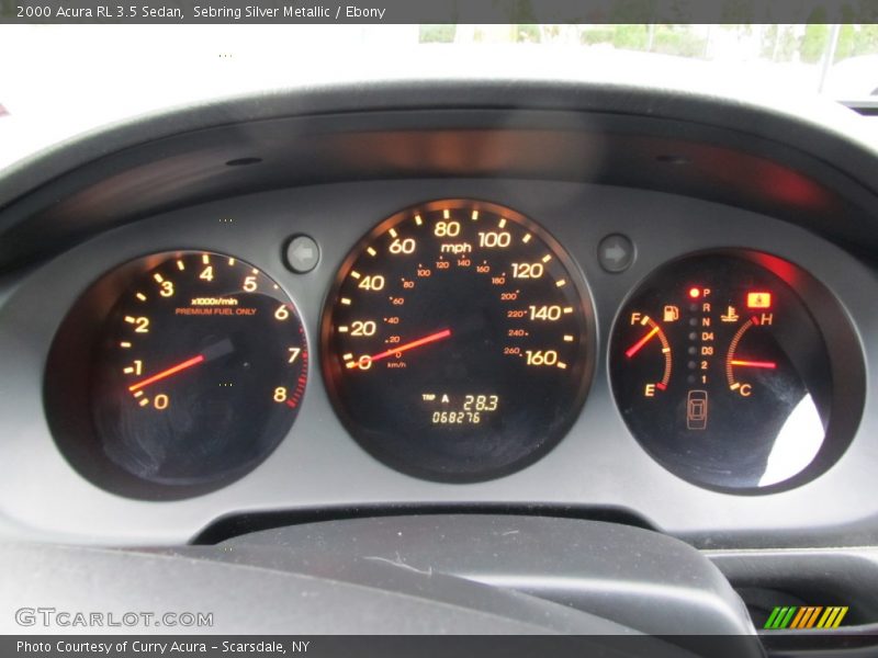  2000 RL 3.5 Sedan 3.5 Sedan Gauges