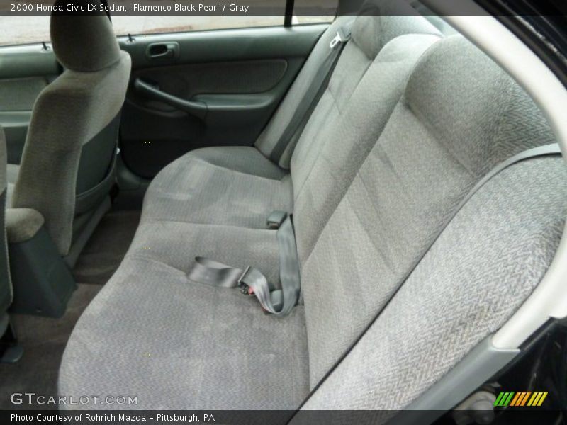  2000 Civic LX Sedan Gray Interior