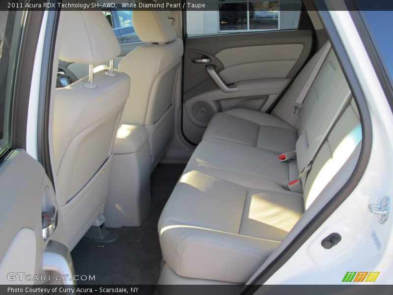 White Diamond Pearl / Taupe 2011 Acura RDX Technology SH-AWD