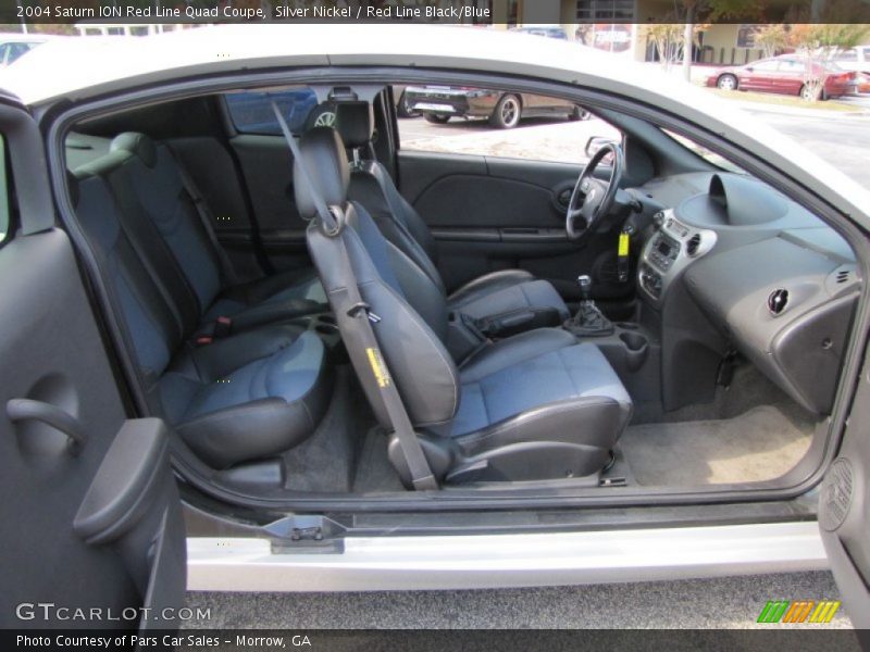  2004 ION Red Line Quad Coupe Red Line Black/Blue Interior