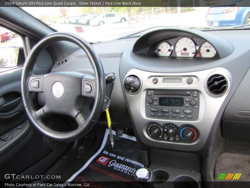 Dashboard of 2004 ION Red Line Quad Coupe