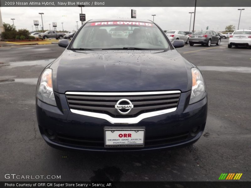 Navy Blue Metallic / Blond 2009 Nissan Altima Hybrid