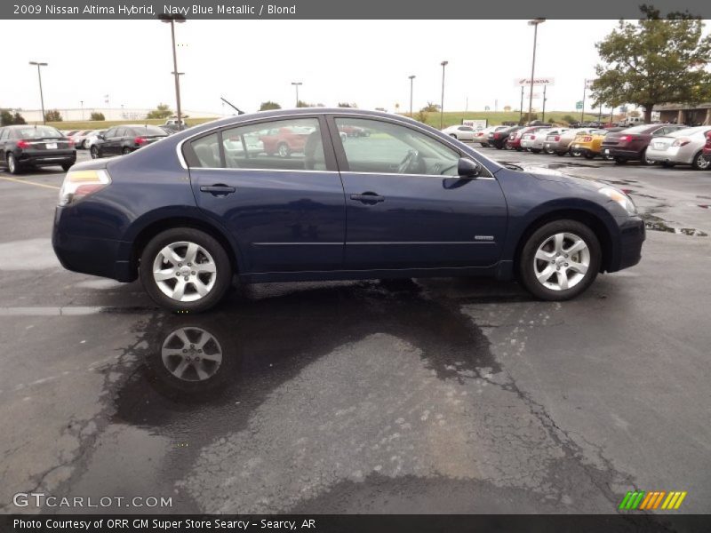 Navy Blue Metallic / Blond 2009 Nissan Altima Hybrid