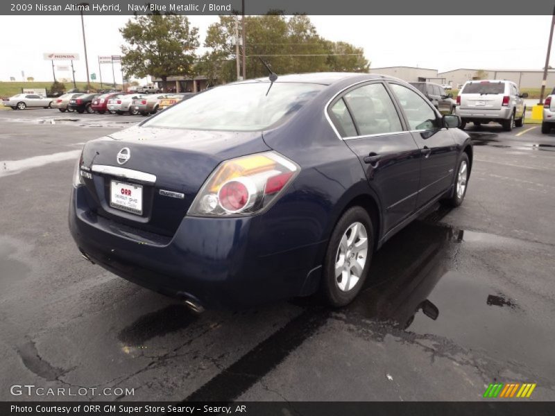 Navy Blue Metallic / Blond 2009 Nissan Altima Hybrid