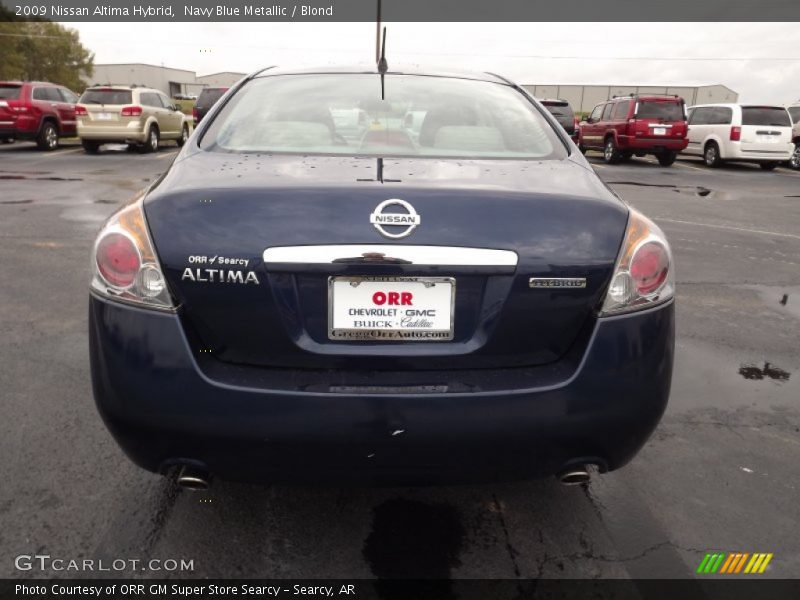 Navy Blue Metallic / Blond 2009 Nissan Altima Hybrid