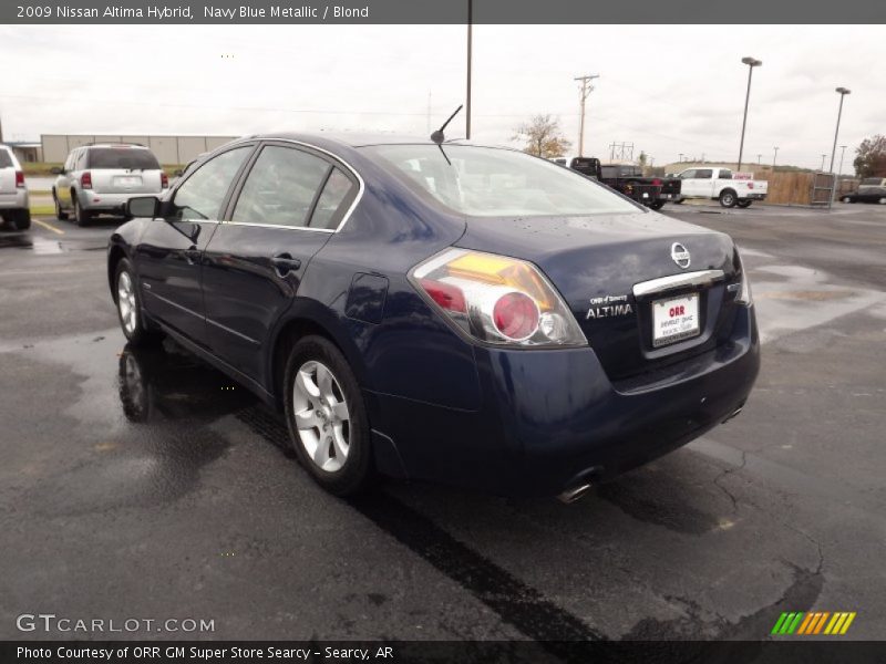 Navy Blue Metallic / Blond 2009 Nissan Altima Hybrid