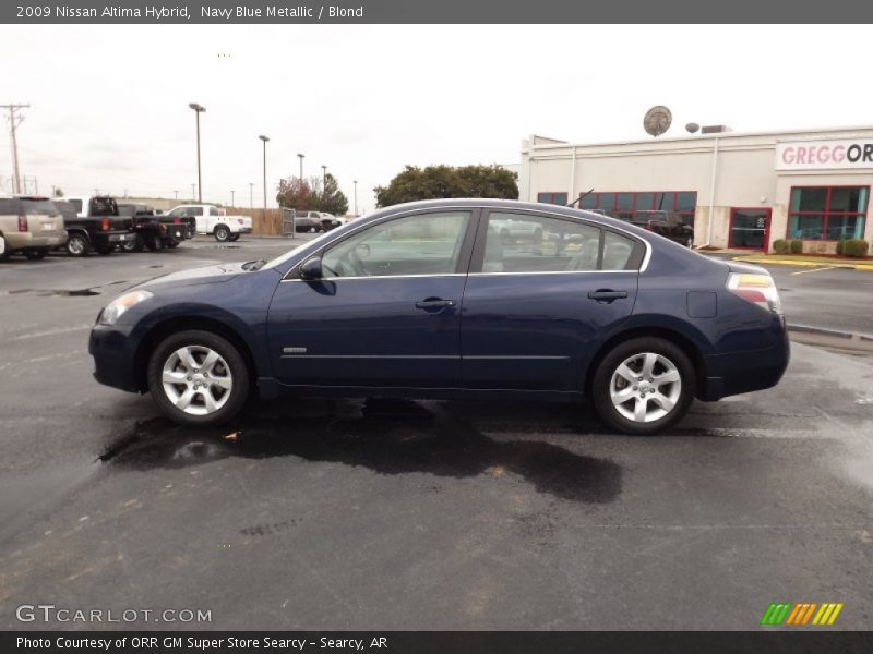 Navy Blue Metallic / Blond 2009 Nissan Altima Hybrid