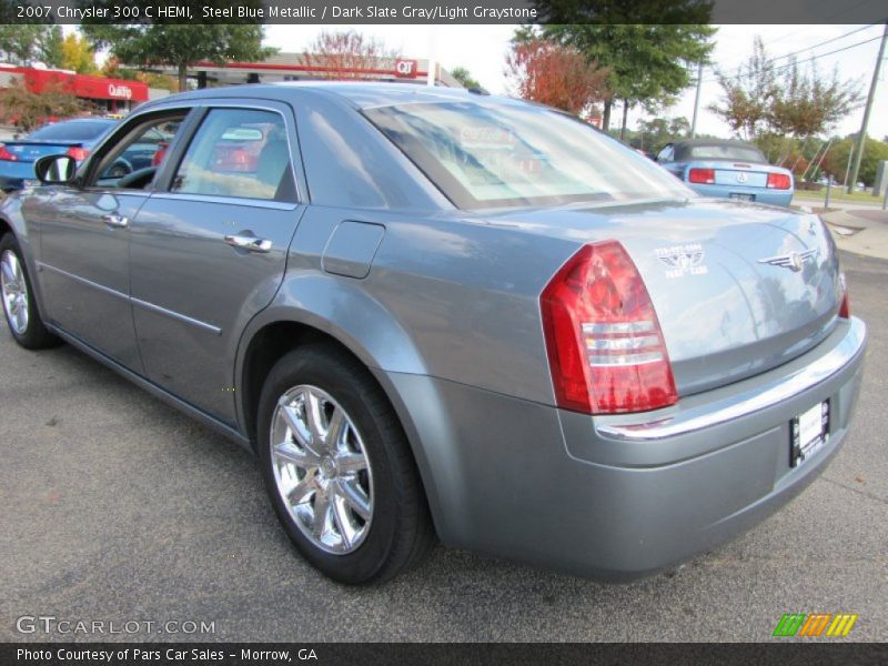 Steel Blue Metallic / Dark Slate Gray/Light Graystone 2007 Chrysler 300 C HEMI