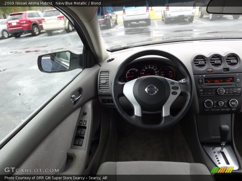 Navy Blue Metallic / Blond 2009 Nissan Altima Hybrid