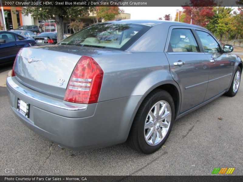 Steel Blue Metallic / Dark Slate Gray/Light Graystone 2007 Chrysler 300 C HEMI