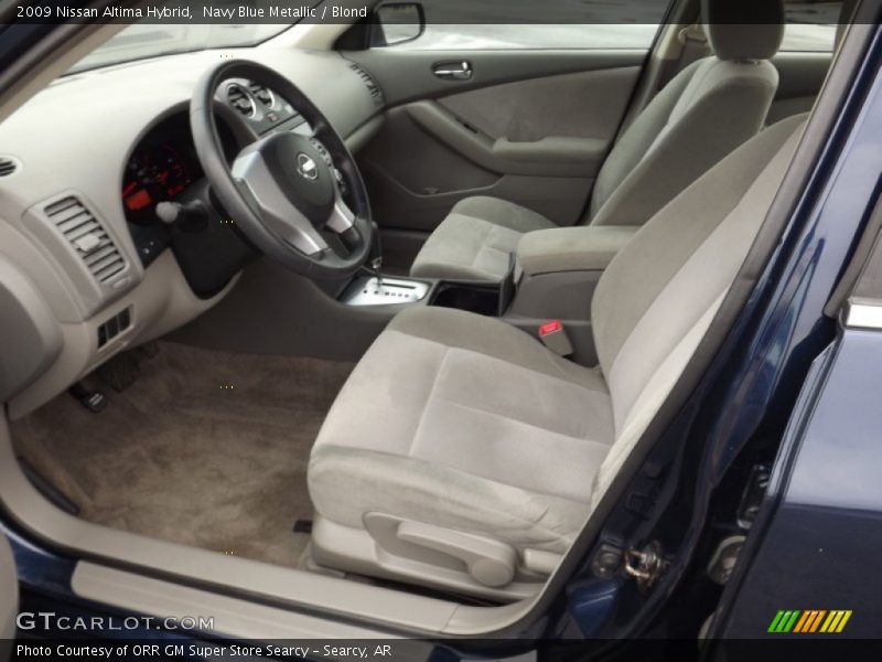 Navy Blue Metallic / Blond 2009 Nissan Altima Hybrid