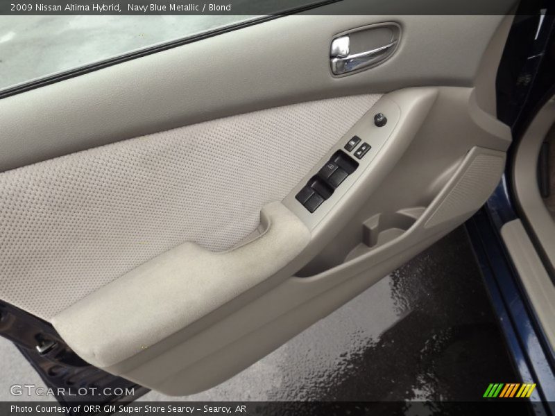 Navy Blue Metallic / Blond 2009 Nissan Altima Hybrid