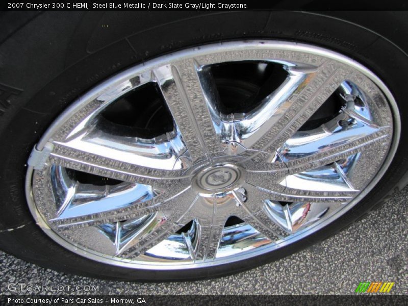 Steel Blue Metallic / Dark Slate Gray/Light Graystone 2007 Chrysler 300 C HEMI