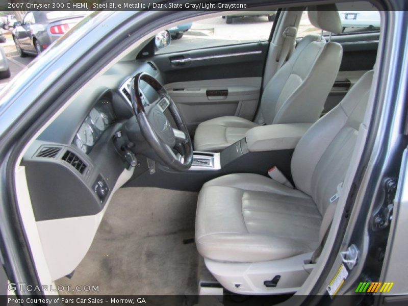 Steel Blue Metallic / Dark Slate Gray/Light Graystone 2007 Chrysler 300 C HEMI