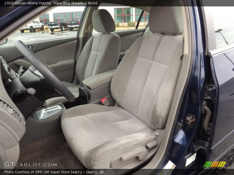 Navy Blue Metallic / Blond 2009 Nissan Altima Hybrid