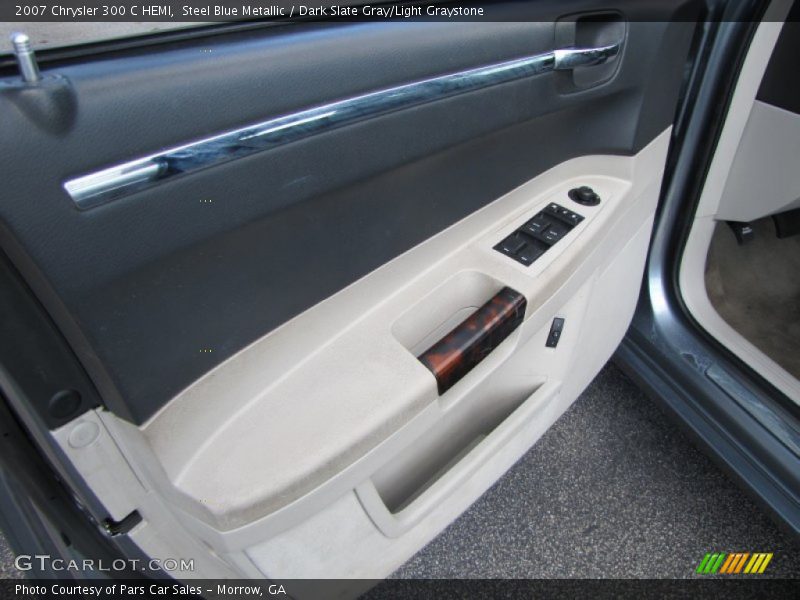 Steel Blue Metallic / Dark Slate Gray/Light Graystone 2007 Chrysler 300 C HEMI