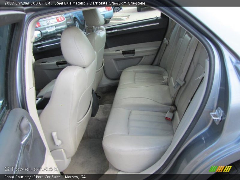 Steel Blue Metallic / Dark Slate Gray/Light Graystone 2007 Chrysler 300 C HEMI