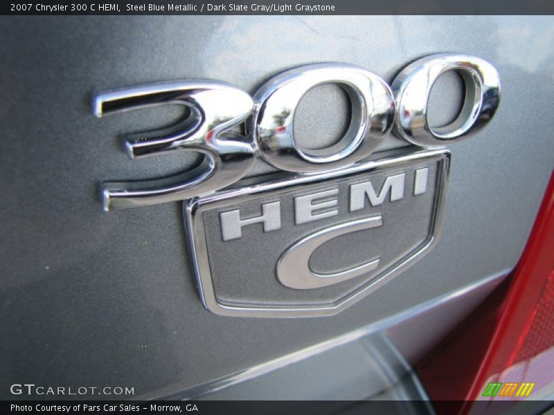 Steel Blue Metallic / Dark Slate Gray/Light Graystone 2007 Chrysler 300 C HEMI