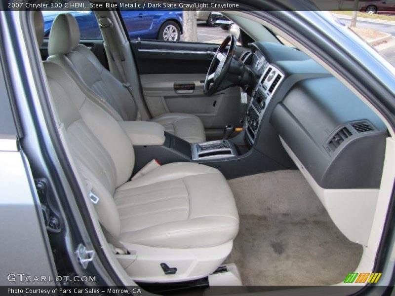 Steel Blue Metallic / Dark Slate Gray/Light Graystone 2007 Chrysler 300 C HEMI