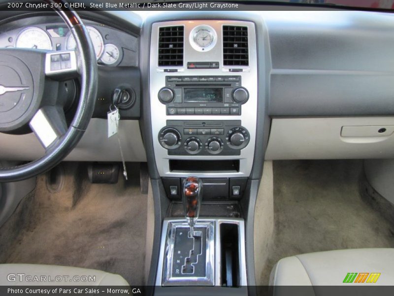 Steel Blue Metallic / Dark Slate Gray/Light Graystone 2007 Chrysler 300 C HEMI