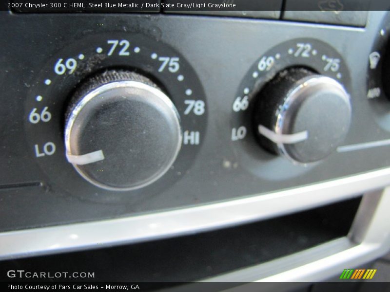 Steel Blue Metallic / Dark Slate Gray/Light Graystone 2007 Chrysler 300 C HEMI