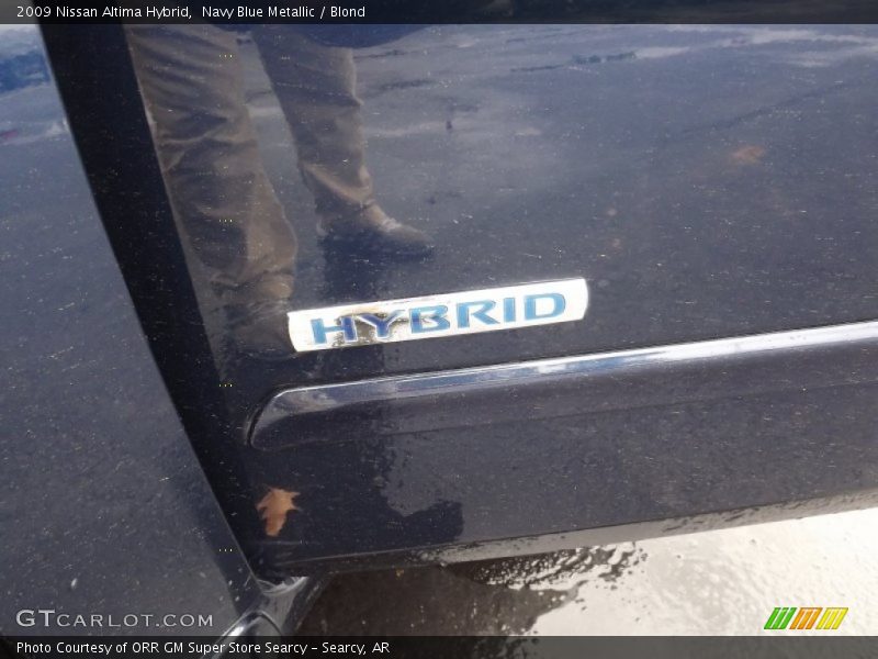 Navy Blue Metallic / Blond 2009 Nissan Altima Hybrid