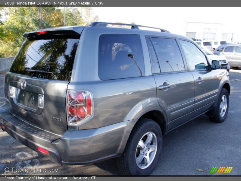 Nimbus Gray Metallic / Gray 2008 Honda Pilot EX 4WD