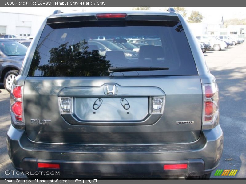 Nimbus Gray Metallic / Gray 2008 Honda Pilot EX 4WD