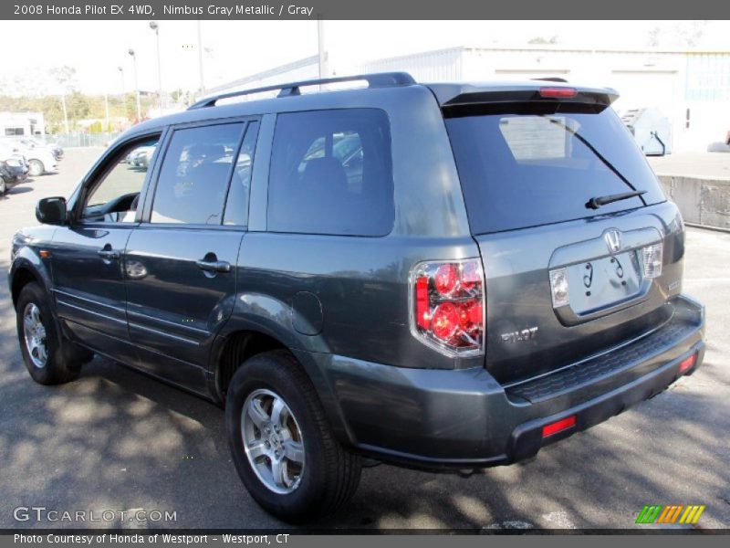Nimbus Gray Metallic / Gray 2008 Honda Pilot EX 4WD