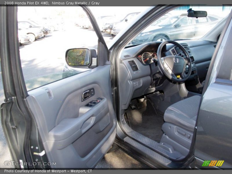 Nimbus Gray Metallic / Gray 2008 Honda Pilot EX 4WD