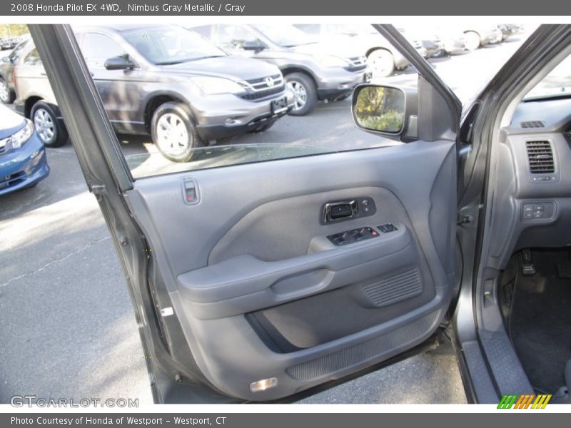 Nimbus Gray Metallic / Gray 2008 Honda Pilot EX 4WD