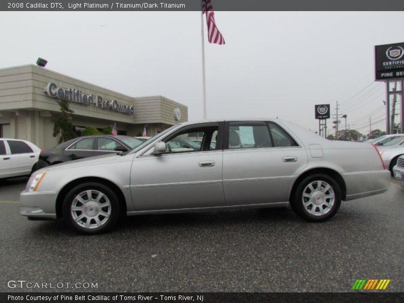 Light Platinum / Titanium/Dark Titanium 2008 Cadillac DTS
