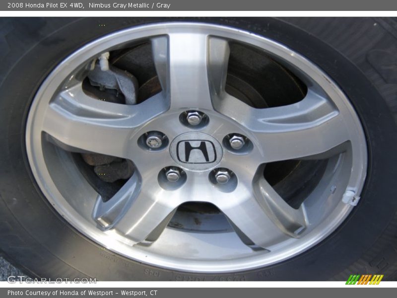 Nimbus Gray Metallic / Gray 2008 Honda Pilot EX 4WD