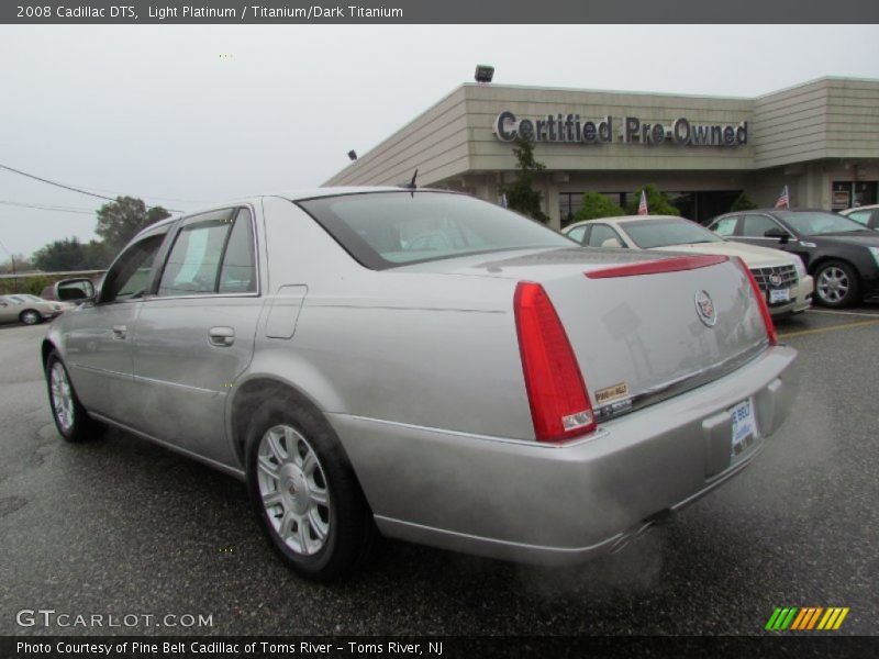 Light Platinum / Titanium/Dark Titanium 2008 Cadillac DTS