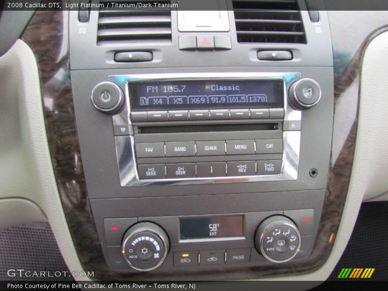 Light Platinum / Titanium/Dark Titanium 2008 Cadillac DTS