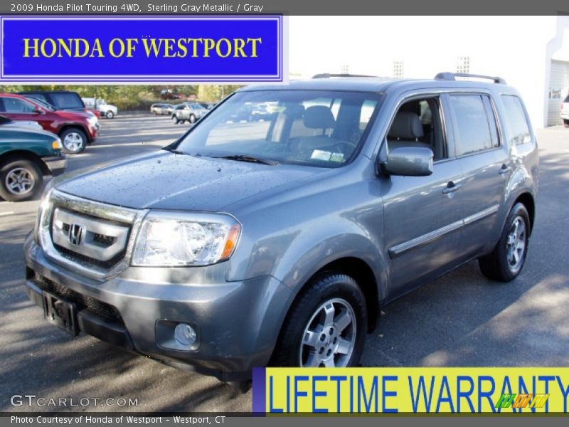 Sterling Gray Metallic / Gray 2009 Honda Pilot Touring 4WD